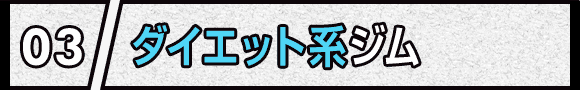 03 ダイエット系ジム